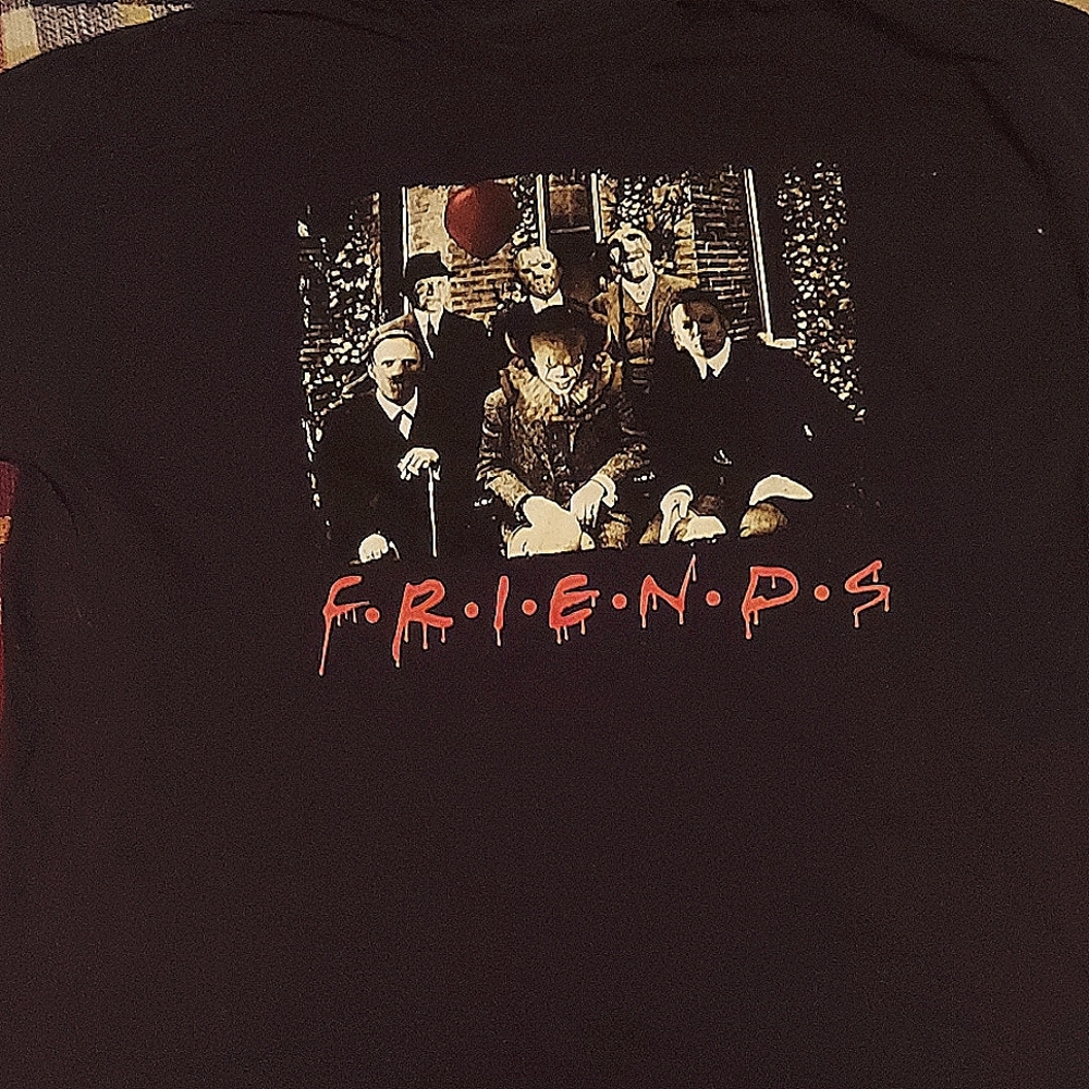 Scary black oversized t-shirt
